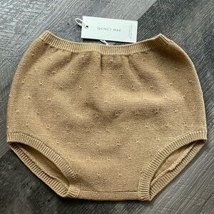 NWT Quincy Mae Bottom Knit Bloomer Honey 2-3 yr old NEW